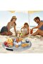 Inflatable pool cup holder, inflatable pool buoy, inflatable beach massage bathtub mattress, inflatable cup holder - 4