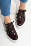 Larissia Women's Genuine Leather Loafer Brown Rabat - 7