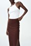 Foldover-waist cotton skirt - 2