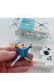 Mini Drone quadcopter remote control airplane high fall resistance toy (blue) - 4