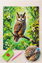 Diamond Mosaic Painting, 30X30Cm Owl in the Forest Bead Gluing Kit