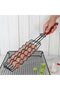 Sausage Tongs - Barbecue Clamp - for 6 Sausages - Meat & Rib Rack - Barbecue Spare Ribs Rack - BBQ Accessories
