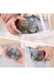 2-Pack Gray 10-Compartment Travel Pill Box (96x64x31mm), Portable Daily Medicine & Supplement Storage Case - 2