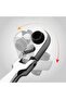 72-tooth quick-release flexible adjustable head ratchet wrench, 2-in-1 1/4 inch ratchet wrench, silver - 2
