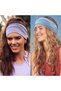 6-Pack Yoga Straps Wide Version Non-Slip Women's Soft Elastic Headband Yoga Running Sports Fitness Knotted Cotton African - 4