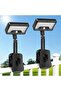 2-piece solar garden light set, 92 LEDs, 6000K, outdoor solar LED floodlight, IP65 waterproof, clip-on solar light, solar garden light, patio light