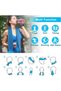 Two cooling towels for sports and fitness – microfiber towels/cooling towels, suitable for activities such as walking, hiking, traveling and yoga. - 2