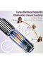 Hair Straightener 2-in-1 Straightener Curling Iron LCD 3 Adjustable Temp Battery 30s Rapid Heat Auto Off Charging Cable - 5