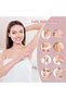 4-in-1 Electric Facial & Body Hair Trimmer for Women (pink), portable travel shaver & eyebrow epilator. - 6