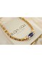 Ykl142 Nazar Eye Ceramic Bead Hematite Necklace