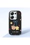 Redmi Note 13 Pro 4g Compatible Case Camera Protector Black Silicone Couple Phone Case with Bear Pattern