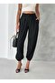 Black Bell-Bottom Woven Trousers - 5
