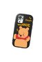 Redmi Note 10S Compatible Case Camera Protector Black Silicone Couple Phone Case with Bear Pattern - 3