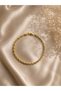 Gold Color Twisted Chain Steel Women's Bracelet - Rope Chain - 2