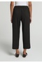 Regular Fit High Waist Wide Leg Women's Anthracite Trousers - 2