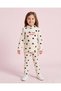 Girls Ivory And Navy Polka Dot T-Shirt - 2