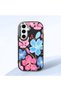 Black Silicone Case Compatible with Samsung Galaxy S24 Fe with Shock-Absorbing Camera Protections