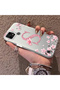 Realme C21 Compatible Silicone Edge Hard Back Case Couple Phone Case with Letter S Pattern - 2