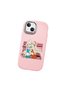 Pink Silicone Case with Shock-Absorbing Camera Protections Compatible with iPhone 15 Plus/14 Plus - 4