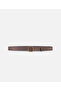 Belt with Textured Metal Buckle
