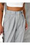 Monaco – Women's High Waist Polyviscon Woven Trousers with Elastic Ankle Cuffs - 2