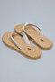 Embroidered Strap Flip-Flops - 4