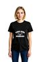 Women's 100% Cotton Short Sleeve Round Neck Printed Marriage Theme Casual T-Shirt Comfortable Modern Stylish