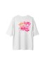 Women's Oversize T-Shirt Mother's Day Floral Heart Print Relaxed Fit Comfortable Daily Wear Modern Stylish - 2