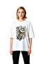 07 Motorcycle Race Number Printed Women's Oversize T-Shirt