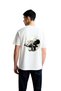 Men's Astronaut Skateboard Moon Design Printed Short Sleeve Relaxed Fit T-Shirt Comfortable Casual Modern Stylish