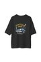 Vintage Driving Association Printed Men's Oversize T-Shirt - 2