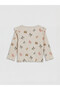 Two Mt Shop Quality Lcw Baby Beige Camisole Patterned Standard & Regular Baby Girl Set - 5