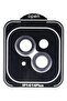 iPhone 14 Pvd Metal Camera Lens - Black - 2