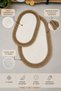 Handmade Bohemian Bath Mat Set of 2 Plush Non-Slip Gel Base 40X60 cm and 60X100 cm - 6