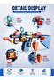 FL1182 130-Piece Changeable Combat Gun Big Building Blocks Set for Ages 3+, Multicolour Plastic Construction Toy with Rebuildable Pistol, Robot, Animal-Inspired Creature and Windmill Tower Model - 2