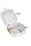 Multifunctional storage box, portable, white - 2