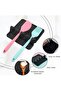 Two-piece silicone kitchen storage rack in black - 3