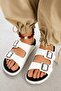 Farilya Women's Double Buckle Light Sole Comfortable Daily Summer Sports Slippers - 2