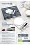 Digital Food Scale RF13157 High Precision Kitchen Scale 10kg Measures in Grams Cooking and Baking Tare Function,Stainless (2x AAA Batteries Not Included) Low Battery & Overload Indication