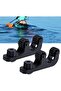 2 offset kayak paddle holders black.