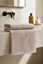 La Notte Flora Queen Velvet Hand Towel Light Beige 50X90 cm - 3