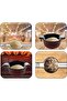 Silicone bread mat set (2 pieces), non-stick and easy to clean, oven-safe, red. - 5