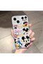 iPhone 14 Compatible Camera Protected Anti-Shock Aesthetic Print Patterned Transparent Silicone Case - 2