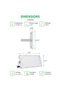 100W LED Outdoor Floodlights, 10000lm Outdoor Floodlight, Waterproof, Cool White 6000-6500K, Ideal for Garden, Garage, Hotel, etc. - 2