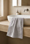 La Notte Butterfly Velvet Towel Light Gray 50X70 cm