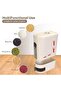 Rice Storage Container, Large Food Container Rice Holder Bin with Measuring Cup for Flour, - 6