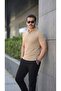 Men's Short Sleeve Collared T-Shirt - 3