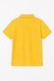 Children's Unisex Yellow 2-Piece Polo Collar School T-Shirt Set Short Sleeve + Long Sleeve 100% Cotton Lakos Fabric - 5