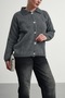 Women's Polo Collar Buttoned Plush Beard Knitwear Cardigan - 3