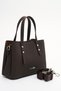 Benetton Women's Handbag Brown Bnt1942 - 3